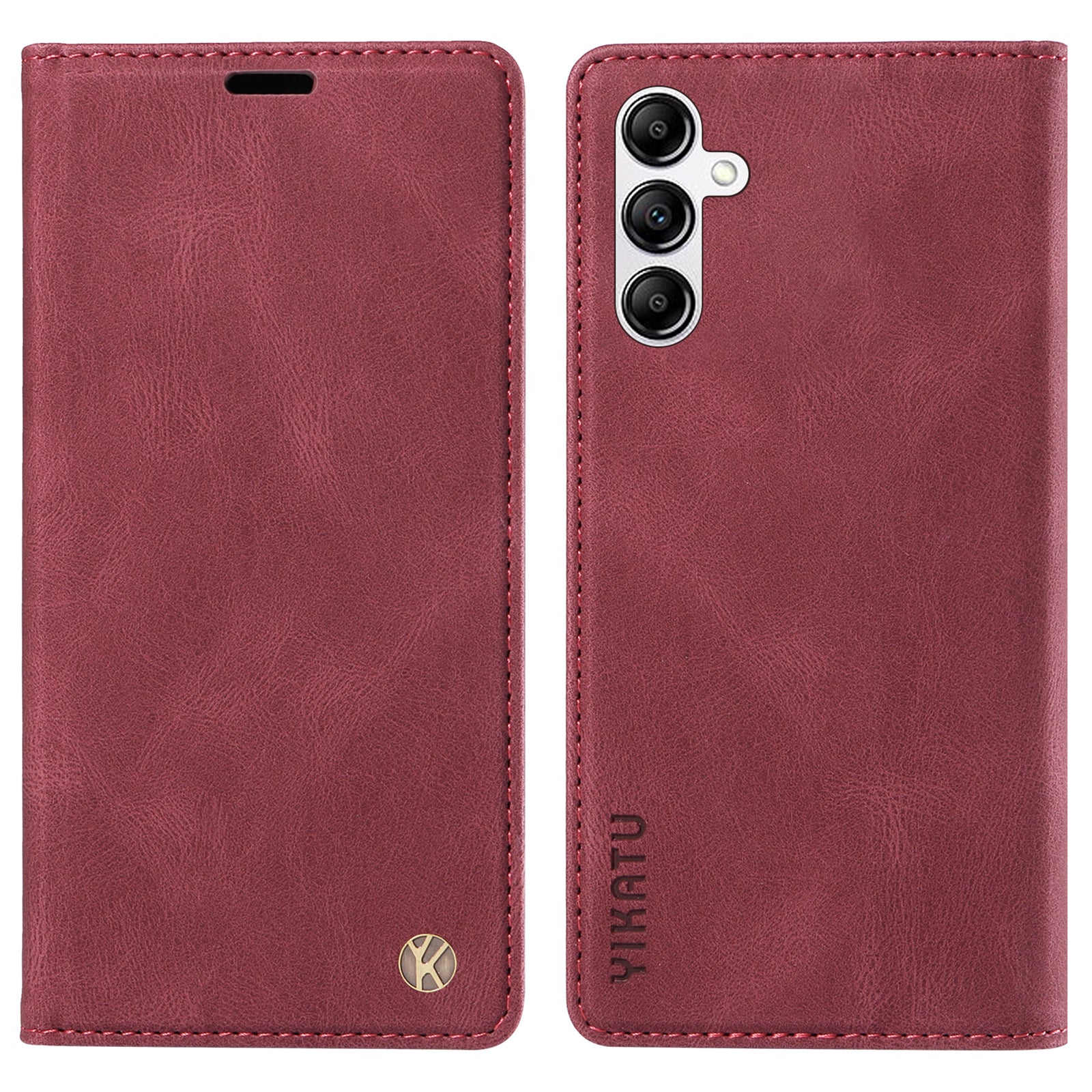 YIKATU YK-004 pro Samsung Galaxy A14 5G dotykový magnetický zavírací kožený stojánek na peněženku kryt pouzdro na telefon YIKATU YK-004 pro Samsung Galaxy A14 5G dotykový magnetický zavírací kožený stojánek na peněženku kryt pouzdro na telefon